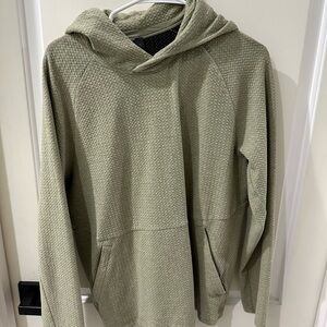 Lululemon Athletica Olive and Charcoal Textured Hoodie